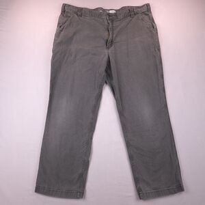 Carhartt Men's 42x30 Pants Gray Rugged‎ Flex Relaxed Fit Canvas Work BN2291-M